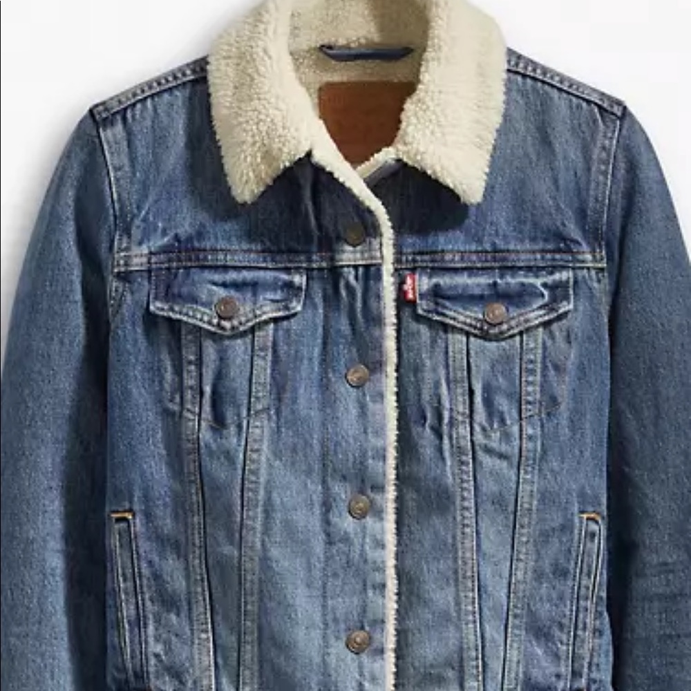Levis denim Sherpa jacket